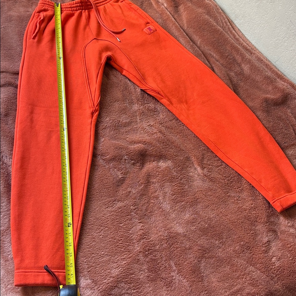 Savage X Fenty Unisex Fleece Jogger Pants in Orange Tempo - Picture 6 of 14